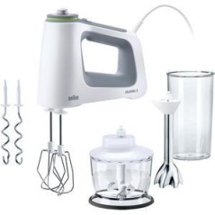 Braun MultiMix 5 HM 5137 WH Håndmixer Hvid/grå